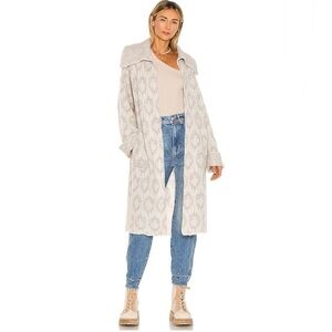 Free People Like a Diamond Sweater Coat in Icy Diamonds Combo